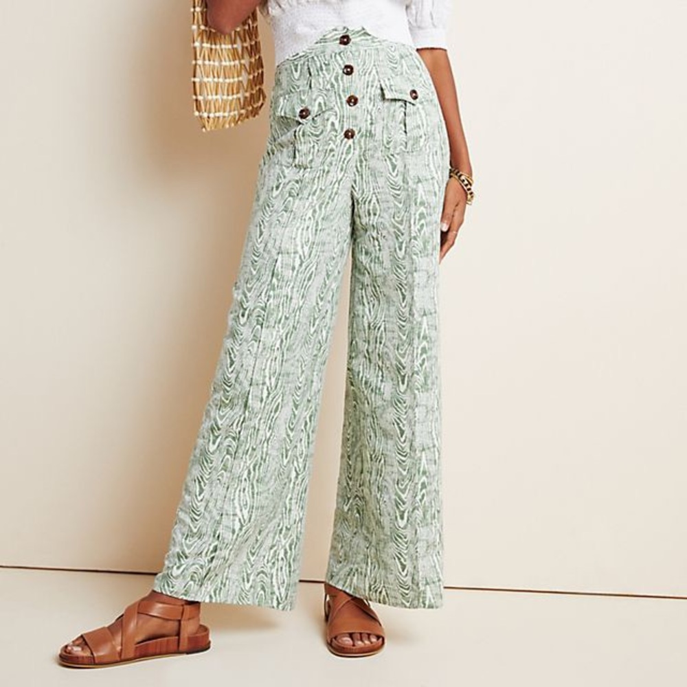 NWT Anthropologie Energised Pant (ivy woodgrain)